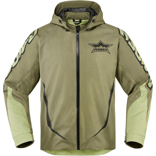 Icon - Icon Raiden UX Waterproof Jacket - XF-2-2820-3576 - Battlescar - Small