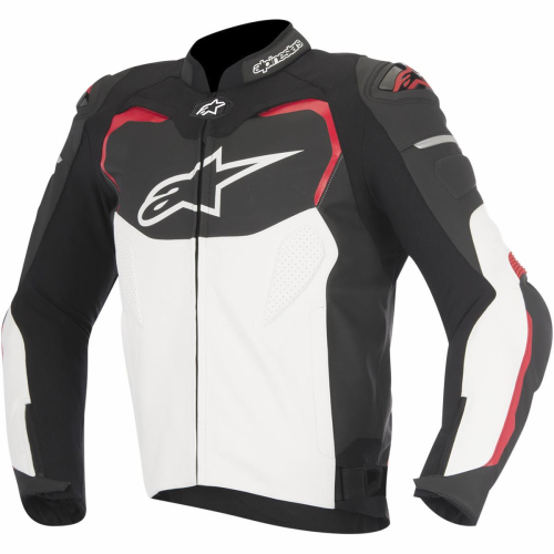 Alpinestars - Alpinestars GP Pro Leather Jacket - 310501612346 - Black/White/Red - 36