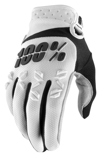 100% - 100% Airmatic Gloves - 1000400810 - White - Small