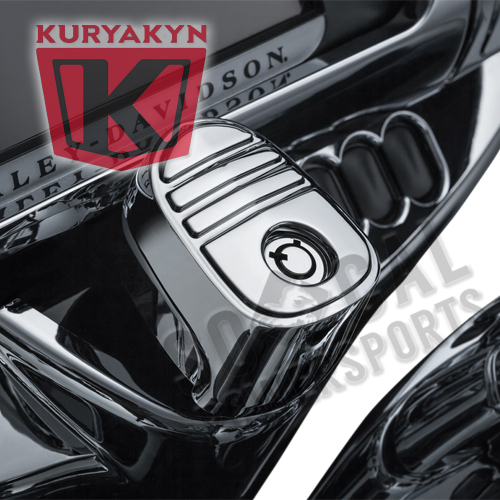Kuryakyn - Kuryakyn Tri-Line Ignition Switch Cover - Chrome - 6984