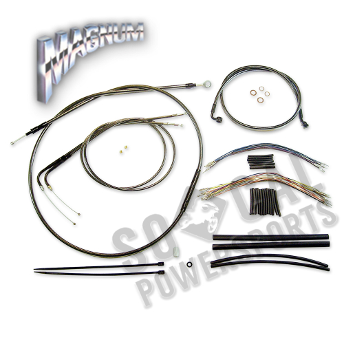 Magnum - Magnum Black Pearl Handlebar Installation Kit for 12-14in. Ape - 487741