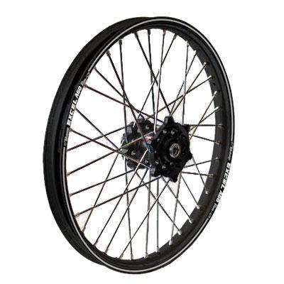 Dubya - Dubya MX Front Wheel with Excel Takasago Rim - 1.40x19 - Black Hub/Black Rim - 56-3181BB