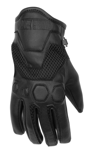Black Brand - Black Brand Tech Rider Womens Gloves - 15G-3523-BLK-WSM - Black - Small