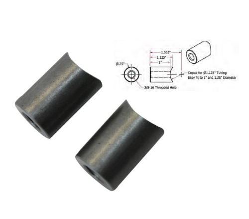 TC Bros - TC Bros Coped Bungs - 3/8-16 Threaded - 1in. Long - 104-0069