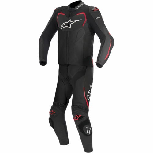Alpinestars - Alpinestars GP Pro Two-Piece Leather Suit - 31650161348 - Black/Red - 38