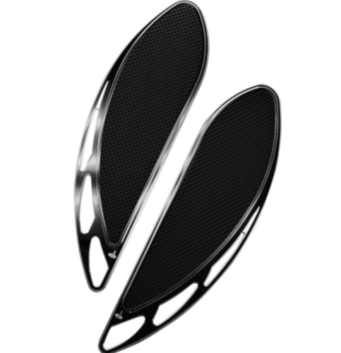 Carl Brouhard Designs - Carl Brouhard Designs Elite Velocity Driver Floorboards - Black - FB0003B