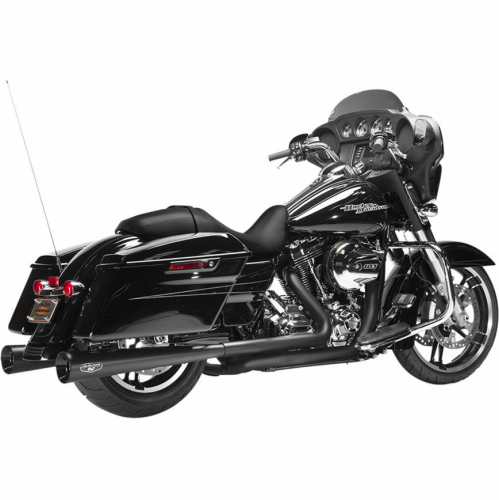 Arlen Ness - Arlen Ness Megacone 4 1/2in. Slip Ons - Black - 7200204