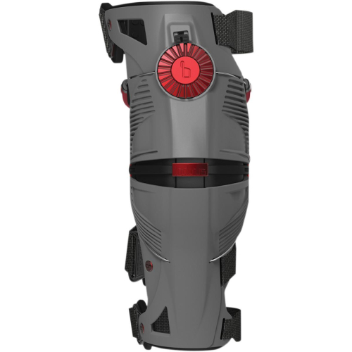 Mobius - Mobius Mobius X8 Knee Braces - 1010306 - Storm Gray/Crimson - 2XL