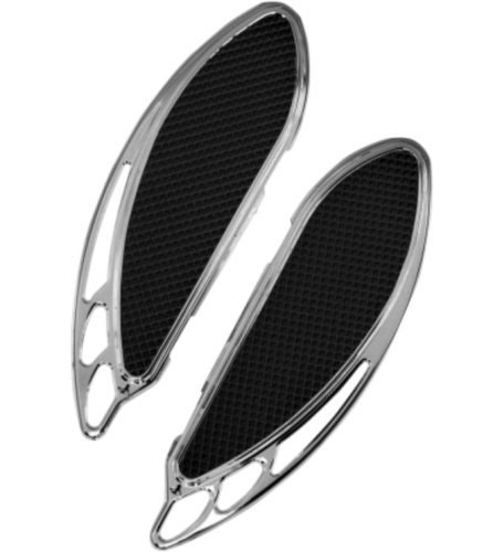 Carl Brouhard Designs - Carl Brouhard Designs Elite Velocity Passenger Floorboards - Chrome - FBR003C