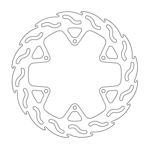 Moto-Master - Moto-Master Flame Brake Disc - 110403
