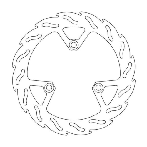 Moto-Master - Moto-Master Flame Brake Disc - 110410