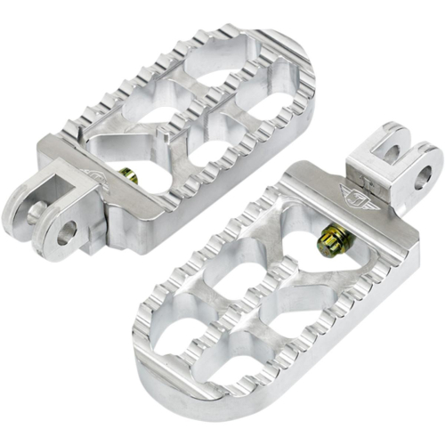 Joker Machine - Joker Machine Long Serrated Footpegs - Raw Aluminum - 08564