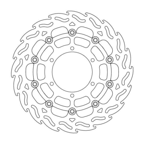 Moto-Master - Moto-Master Flame Brake Disc - 112069