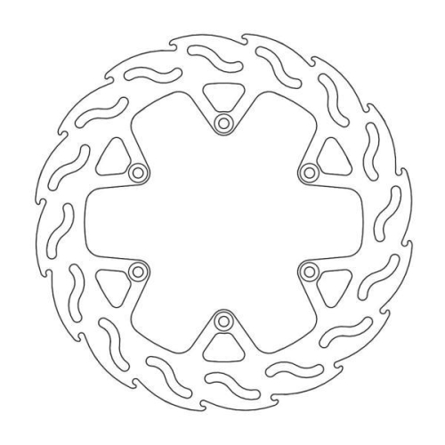 Moto-Master - Moto-Master Flame Brake Disc - 110312
