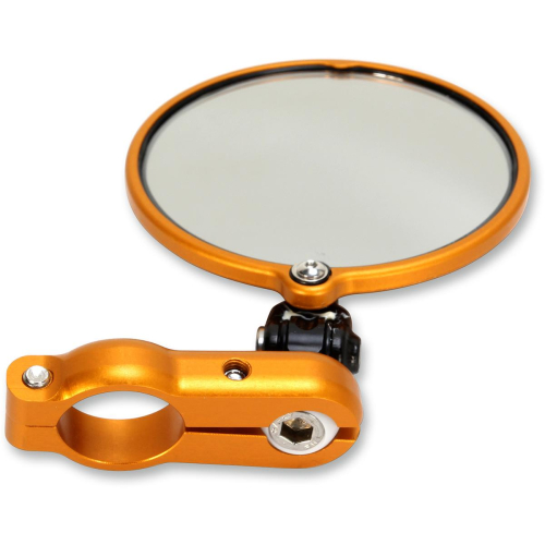 CRG - CRG Hindsight LS (Lane Splitter) Right Side Bar End Mirror - Gold - HSLS-301-R