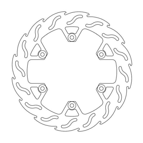 Moto-Master - Moto-Master Flame Brake Disc - 110324
