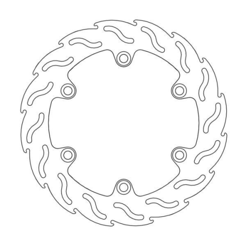 Moto-Master - Moto-Master Flame Brake Disc - 110322
