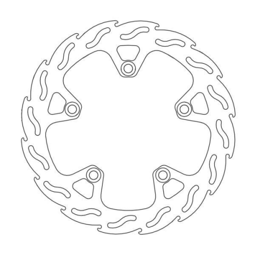 Moto-Master - Moto-Master Flame Brake Disc - 110326