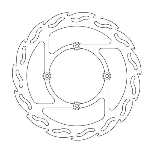 Moto-Master - Moto-Master Flame Brake Disc - 110388