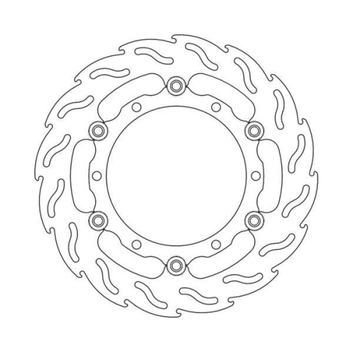 Moto-Master - Moto-Master Flame Brake Disc - 112113