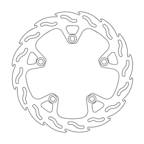 Moto-Master - Moto-Master Flame Brake Disc - 110327