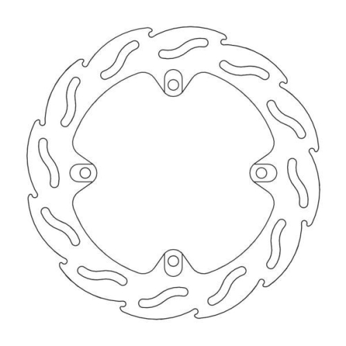 Moto-Master - Moto-Master Flame Brake Disc - 110308