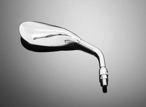 Highway Hawk - Highway Hawk Sporty Mirror - Chrome - HH-91-818