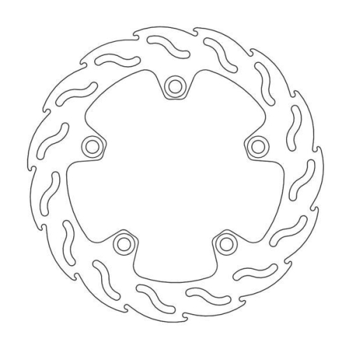 Moto-Master - Moto-Master Flame Brake Disc - 110337