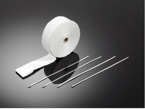 Highway Hawk - Highway Hawk Heat Resistant Exhaust Wrap - White - 2in. X 49ft. - HH-65-100
