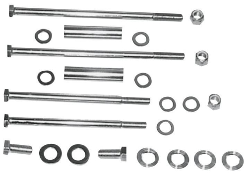 Colony - Colony Upper and Lower Motor Mount Kit - Chrome - 8164-19