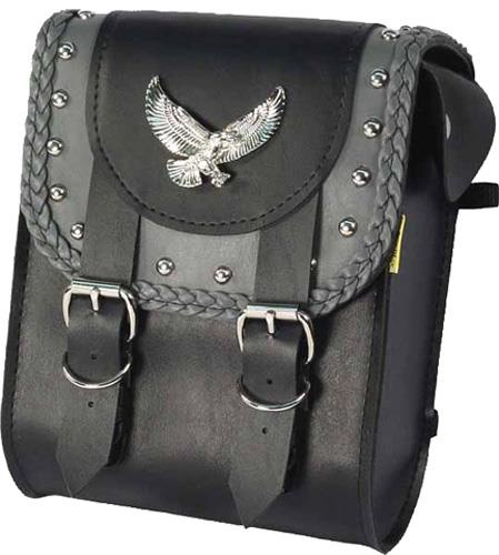 Willie & Max - Willie & Max Gray Thunder Studded Sissy Bar Bag - 58445-01