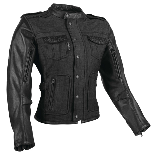 Speed & Strength - Speed & Strength Six Speed Sisters Womens Leather-Textile Jacket - 879960 - Black - 2XL