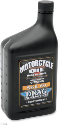 Drag Specialties - Drag Specialties V-Twin Motorcycle Oil - SAE 60 - 1qt. - 3601-0358