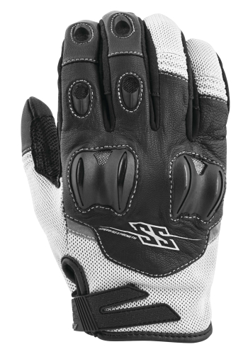 Speed & Strength - Speed & Strength Power and the Glory Leather-Mesh Gloves - 872238 - White - Small