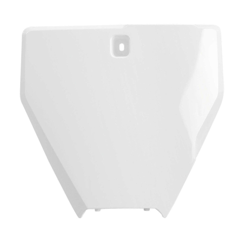 UFO Plastics - UFO Plastics Front Number Plate - White - HU03667047