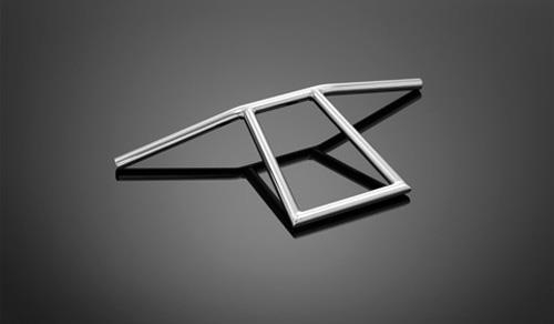 Highway Hawk - Highway Hawk 1in. Old School Handlebar - Chrome - HH-55-540