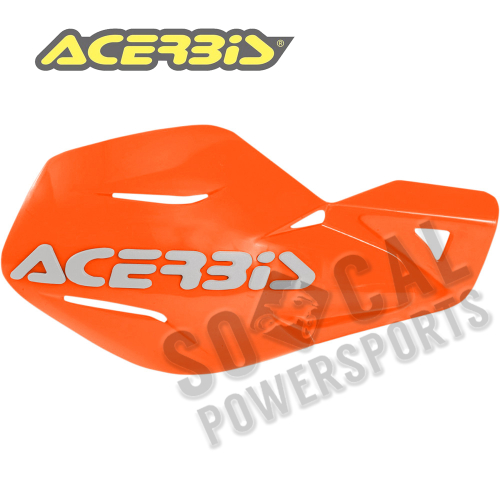 Acerbis - Acerbis Uniko Handguards - Orange/White 16 - 2041785321