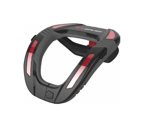EVS - EVS R4 Koroyd Race Collar - R4K-BK-A - Black - Over 105 Lbs.