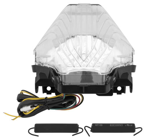 BikeMaster - BikeMaster Integrated Taillight - Clear Lens - TZY-340-INT