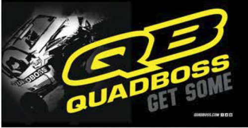 QuadBoss - QuadBoss UTV Banner - 47in..x 24in. - 155608