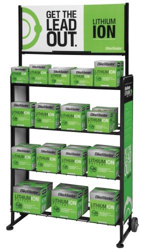 BikeMaster - BikeMaster Lithium Ion Artwork Battery Display - LI ION DISPLAY ARTWORK