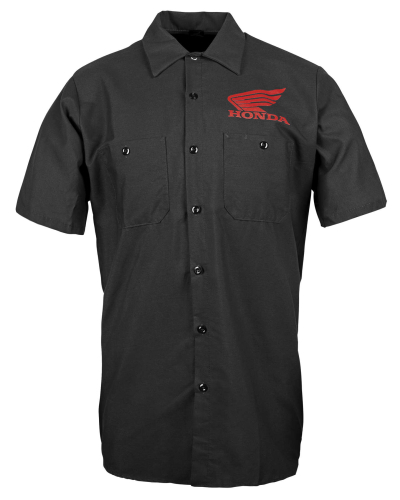 Honda Collection - Honda Collection Big Wing Garage Shirt - 549661 - Black - 2XL