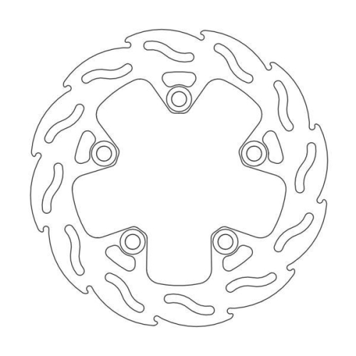 Moto-Master - Moto-Master Flame Brake Disc - 110328