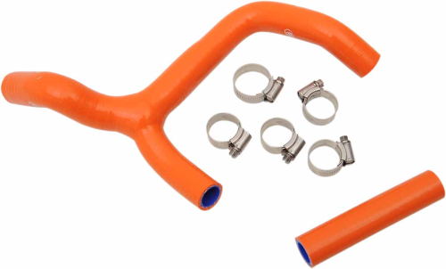 Moose Racing - Moose Racing Radiator Hose/Clamp Kit - Orange - 1902-1180