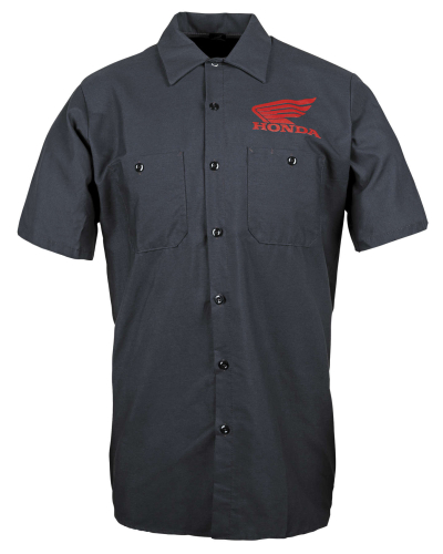 Honda Collection - Honda Collection Big Wing Garage Shirt - 549662 - Gray - Small