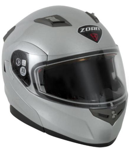 Zoan - Zoan Flux 4.1 Solid Helmet - 037-023 - Silver - X-Small