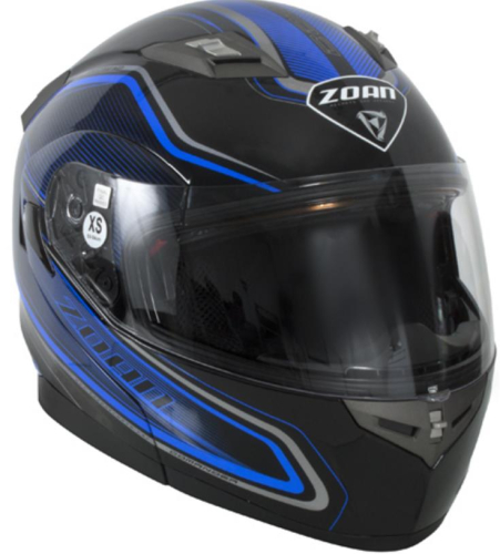 Zoan - Zoan Flux 4.1 Commander Graphics Helmet - 137-113 - Blue - X-Small