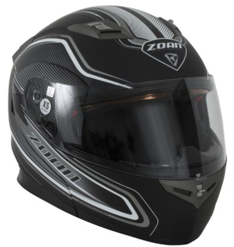 Zoan - Zoan Flux 4.1 Commander Graphics Helmet - 137-194 - Matte White/Black - Small