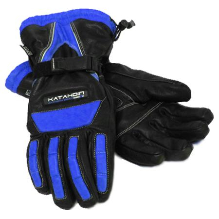 Katahdin - Katahdin Vertex Leather Gloves - 7413078 - Black/Blue - 4XL