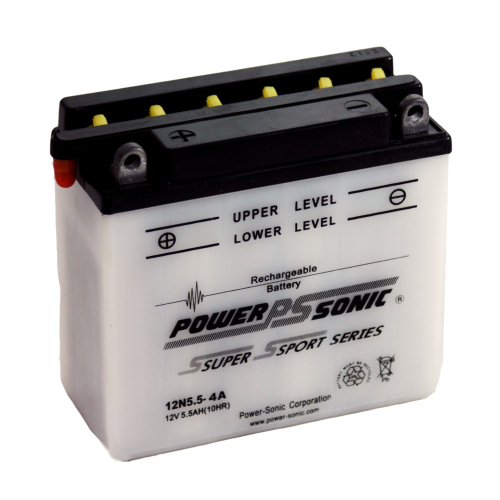 Power Sonic - Power Sonic Conventional Battery - 12N5.5-4A